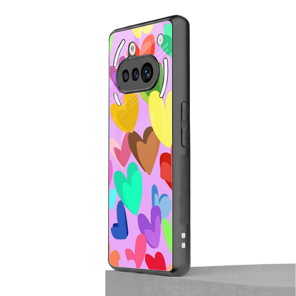 Love Spectrum nothing phone 3a mobile cover | shockproof glass phone case