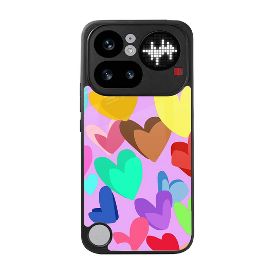 Love Spectrum back phone cover | glass case for nothing phone 4a pro