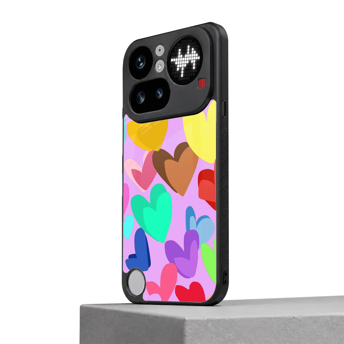 Love Spectrum nothing phone 4a pro mobile cover | shockproof glass phone case