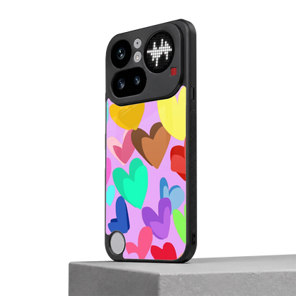 Love Spectrum nothing phone 4a pro mobile cover | shockproof glass phone case
