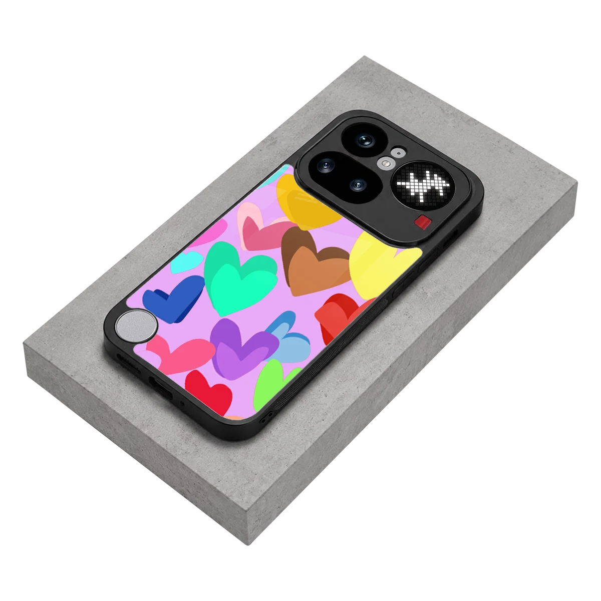 Love Spectrum stylish phone case for nothing phone 4a pro | glossy glass and slim fit
