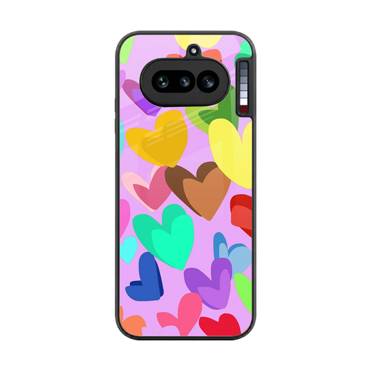 Love Spectrum back phone cover | glass case for nothing phone 4a