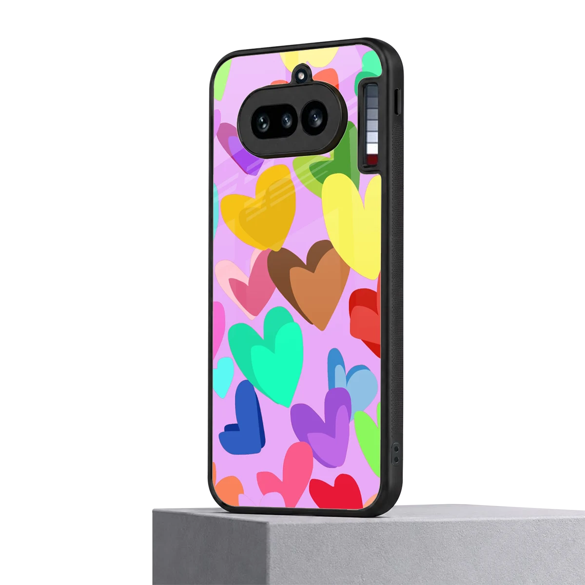 Love Spectrum nothing phone 4a mobile cover | shockproof glass phone case