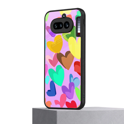 Love Spectrum nothing phone 4a mobile cover | shockproof glass phone case