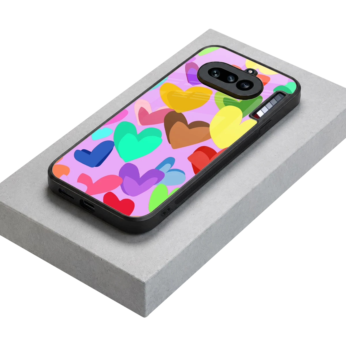 Love Spectrum stylish phone case for nothing phone 4a | glossy glass and slim fit