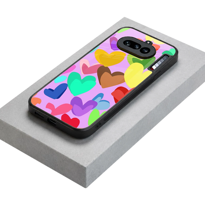 Love Spectrum stylish phone case for nothing phone 4a | glossy glass and slim fit