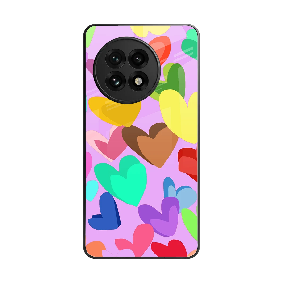 Love Spectrum back phone cover | glass case for oneplus 13r