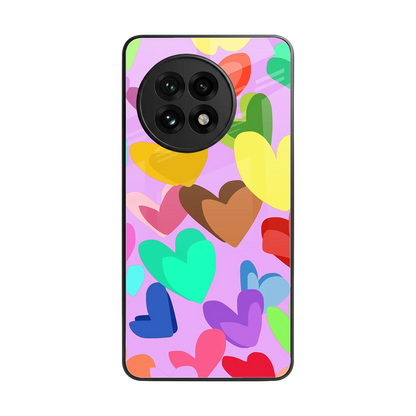 Love Spectrum back phone cover | glass case for oneplus 13r