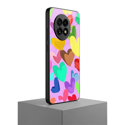 Love Spectrum oneplus 13r mobile cover | shockproof glass phone case
