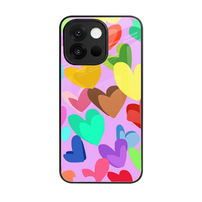 Love Spectrum back phone cover | glass case for oneplus 13s