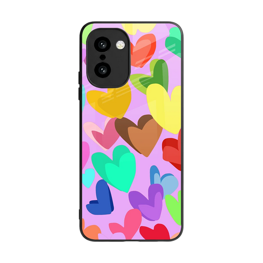 Love Spectrum back phone cover | glass case for oneplus 15r