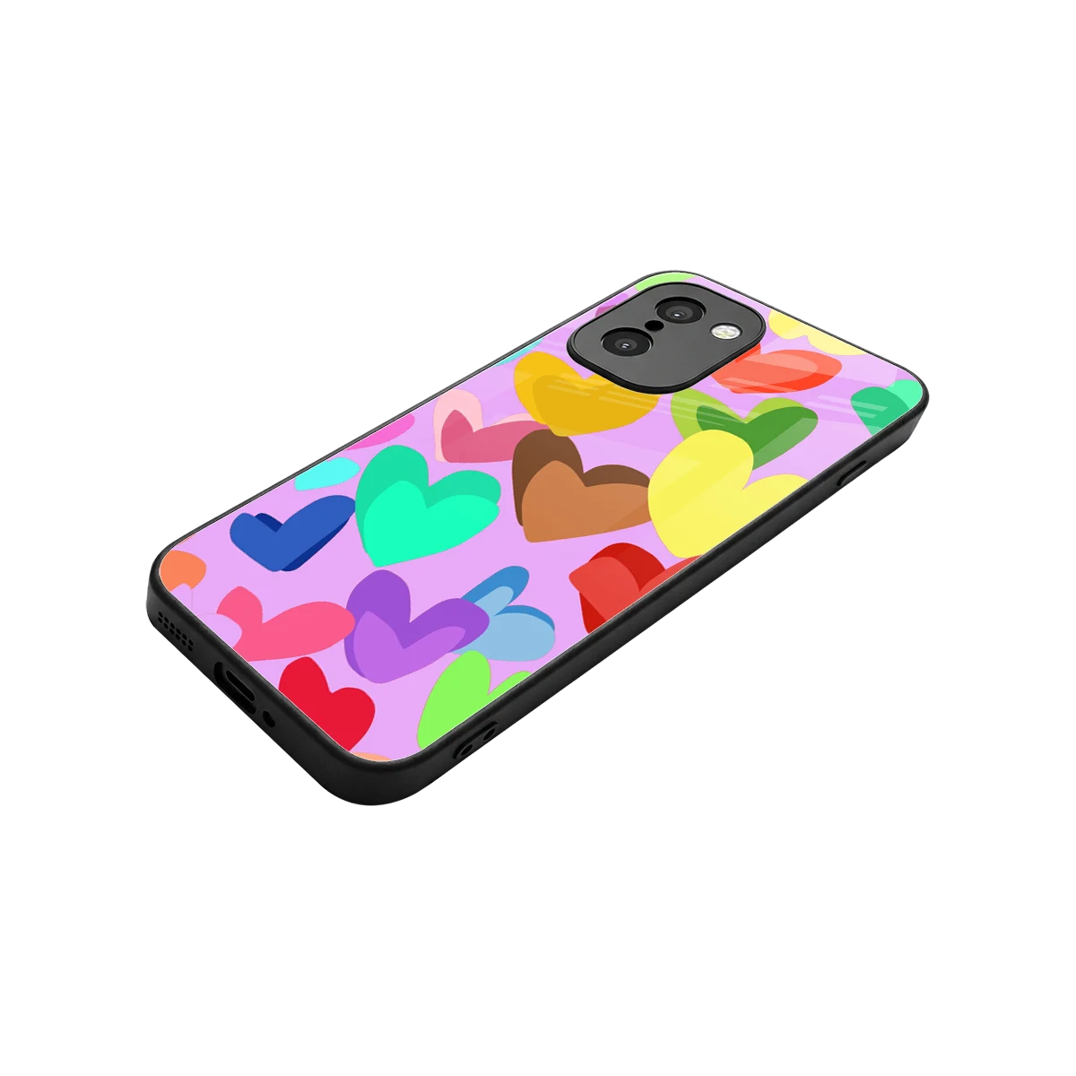 Love Spectrum stylish phone case for oneplus 15r | glossy glass and slim fit