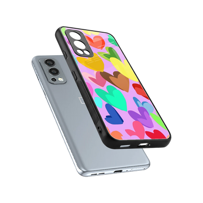Love Spectrum sleek oneplus nord 2 cover with tempered glass back and TPU edges