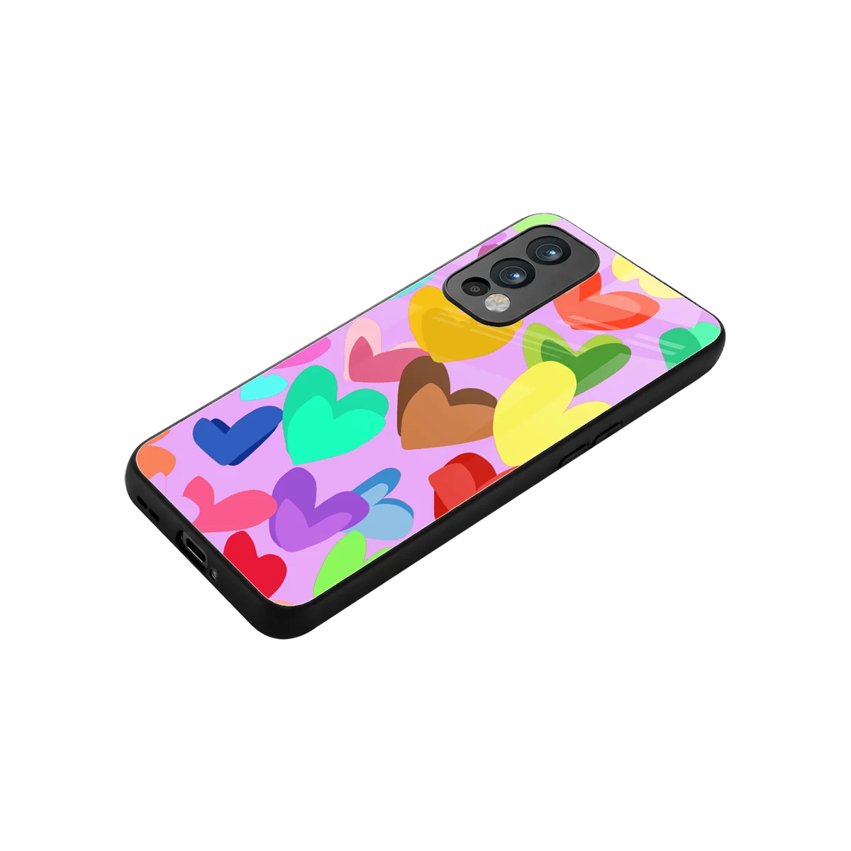 Love Spectrum stylish phone case for oneplus nord 2 | glossy glass and slim fit