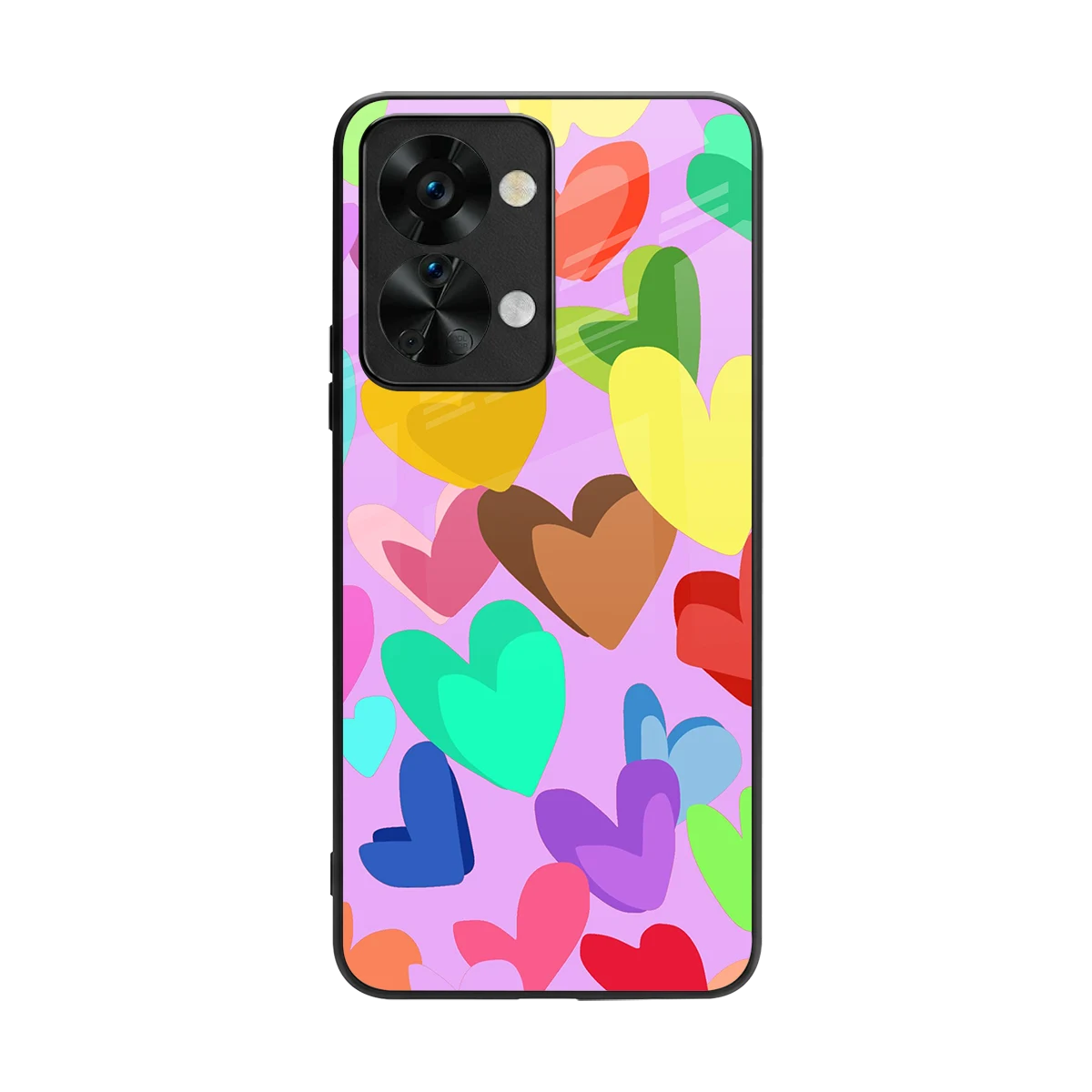 Love Spectrum back phone cover | glass case for oneplus nord 2t