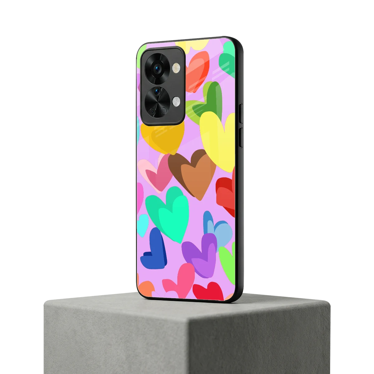 Love Spectrum oneplus nord 2t mobile cover | shockproof glass phone case