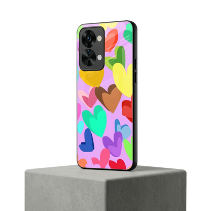 Love Spectrum oneplus nord 2t mobile cover | shockproof glass phone case