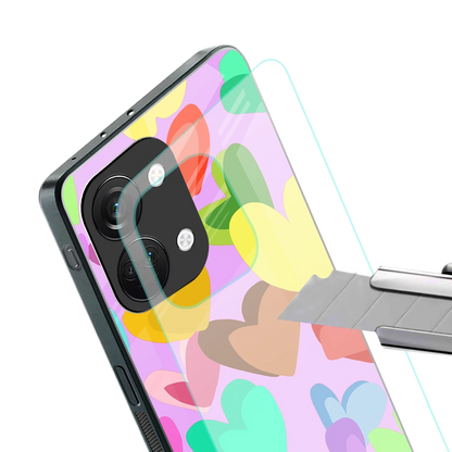 Love Spectrum stylish phone case for oneplus nord 3 | glossy glass and slim fit