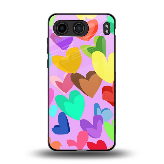 Love Spectrum back phone cover | glass case for oneplus nord 4