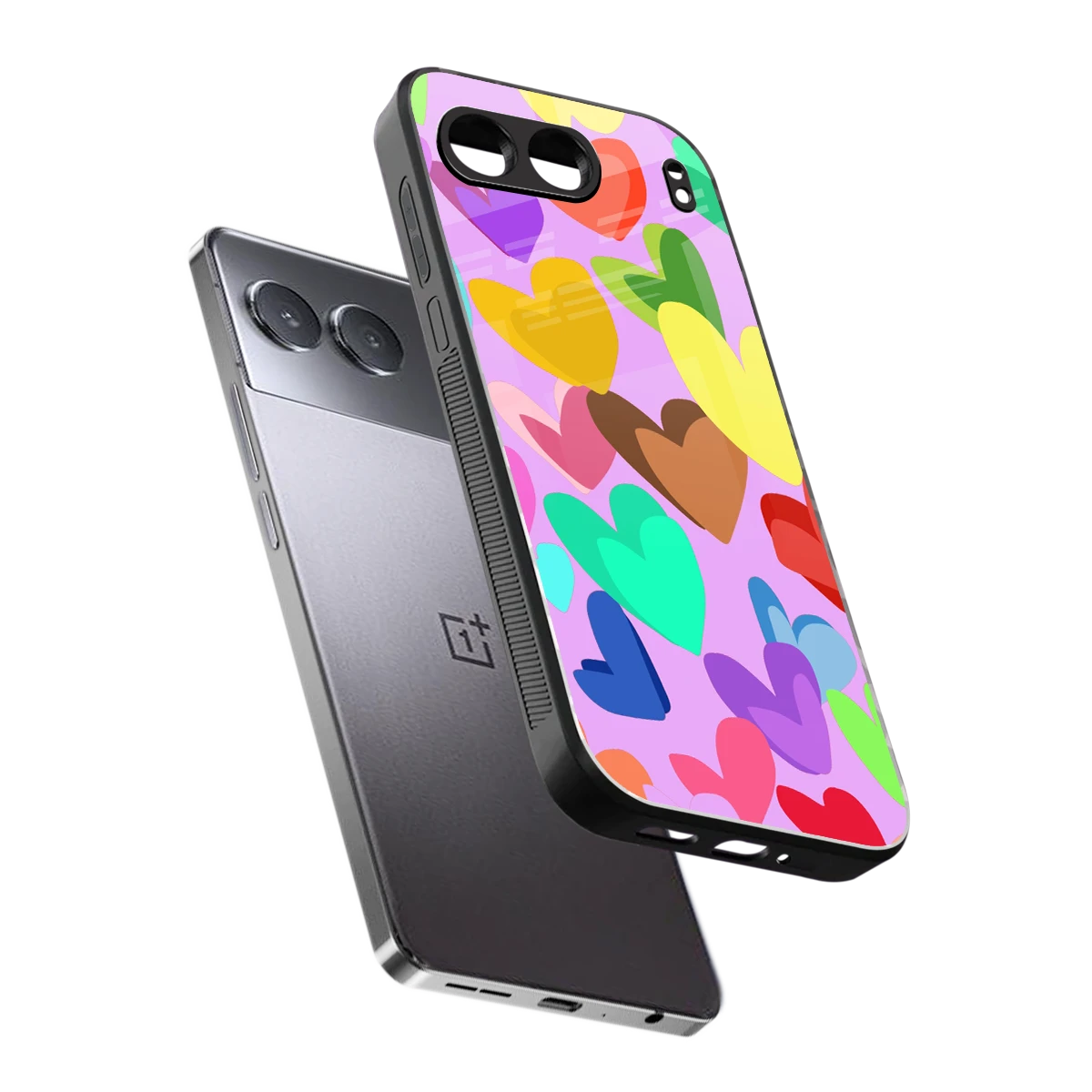 Love Spectrum sleek oneplus nord 4 cover with tempered glass back and TPU edges