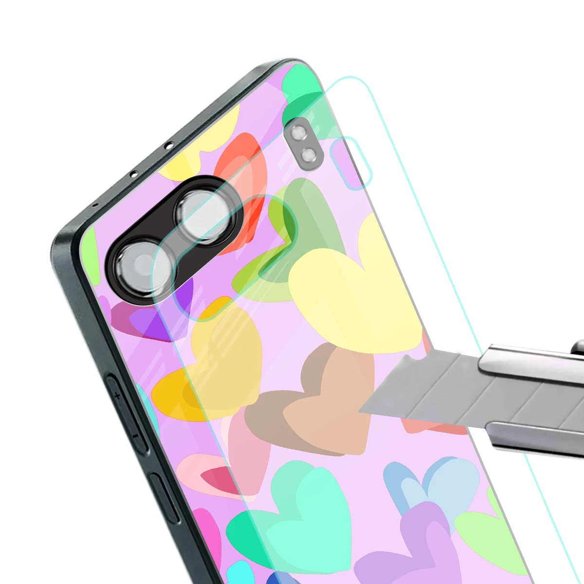 Love Spectrum stylish phone case for oneplus nord 4 | glossy glass and slim fit