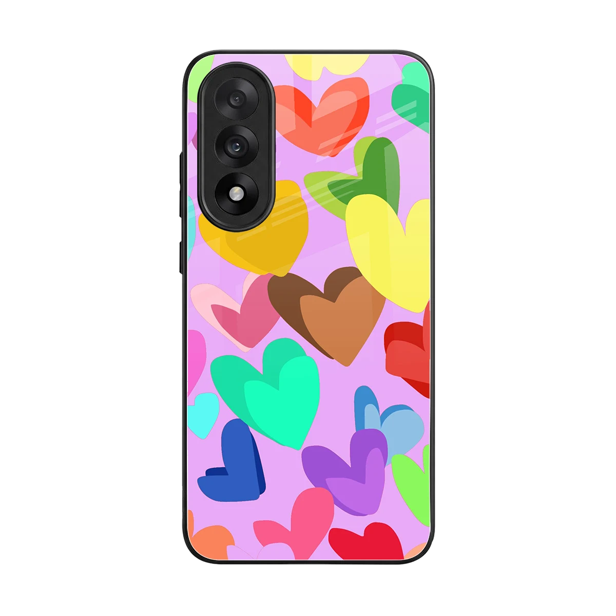 Love Spectrum back phone cover | glass case for oneplus nord 5