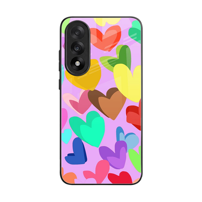 Love Spectrum back phone cover | glass case for oneplus nord 5