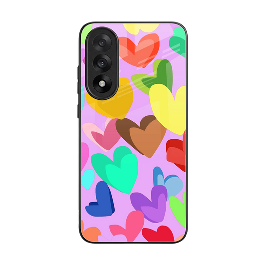 Love Spectrum back phone cover | glass case for oneplus nord 5