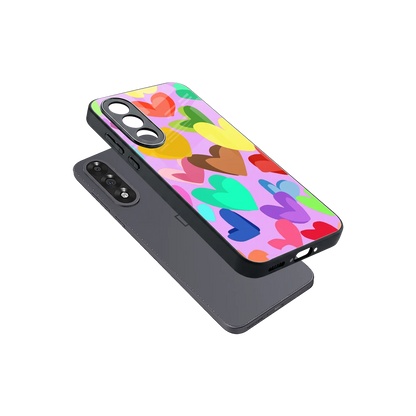 Love Spectrum sleek oneplus nord 5 cover with tempered glass back and TPU edges
