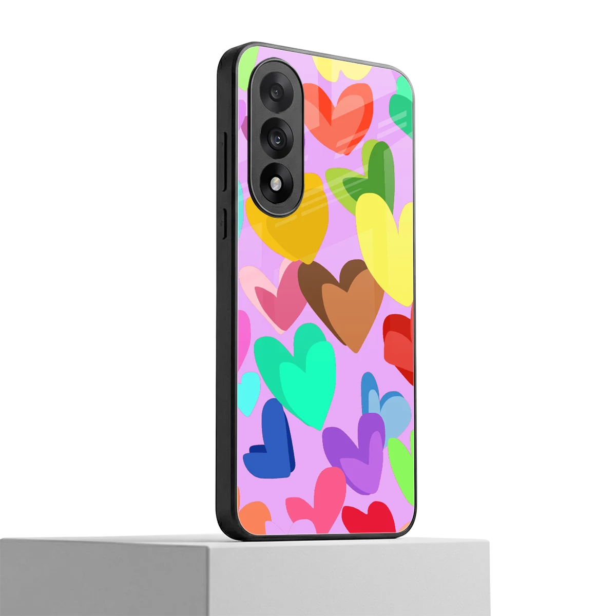 Love Spectrum oneplus nord 5 mobile cover | shockproof glass phone case