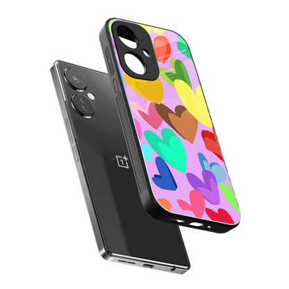 Love Spectrum sleek oneplus nord ce 3 cover with tempered glass back and TPU edges