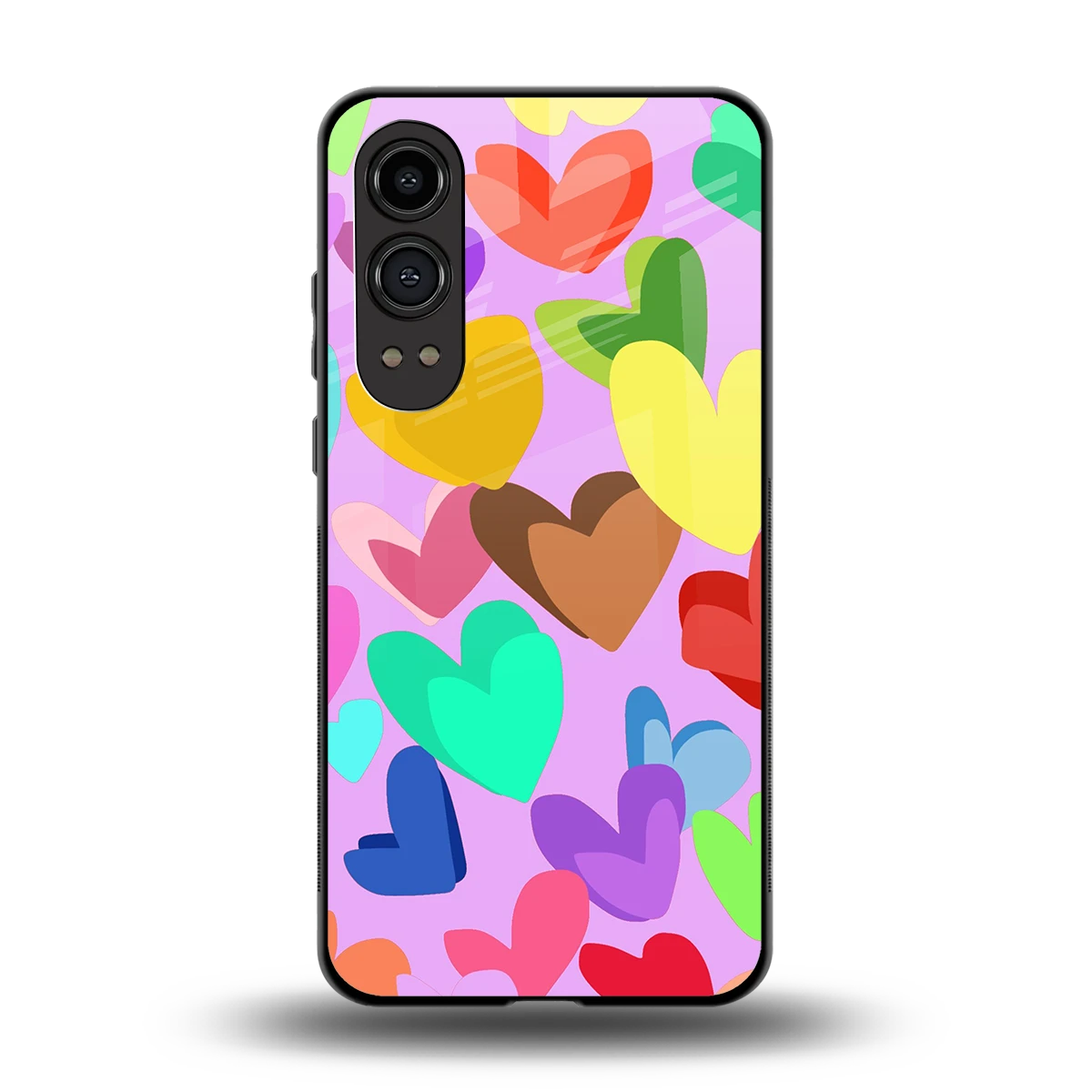 Love Spectrum back phone cover | glass case for oneplus nord ce 4 lite