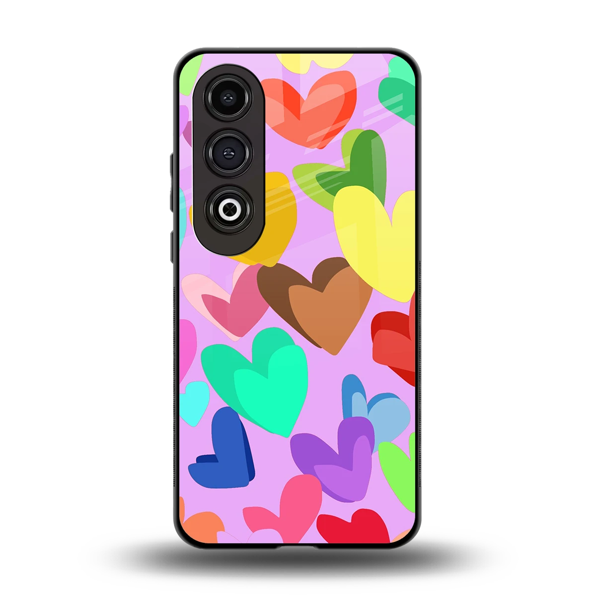 Love Spectrum back phone cover | glass case for oneplus nord ce 4