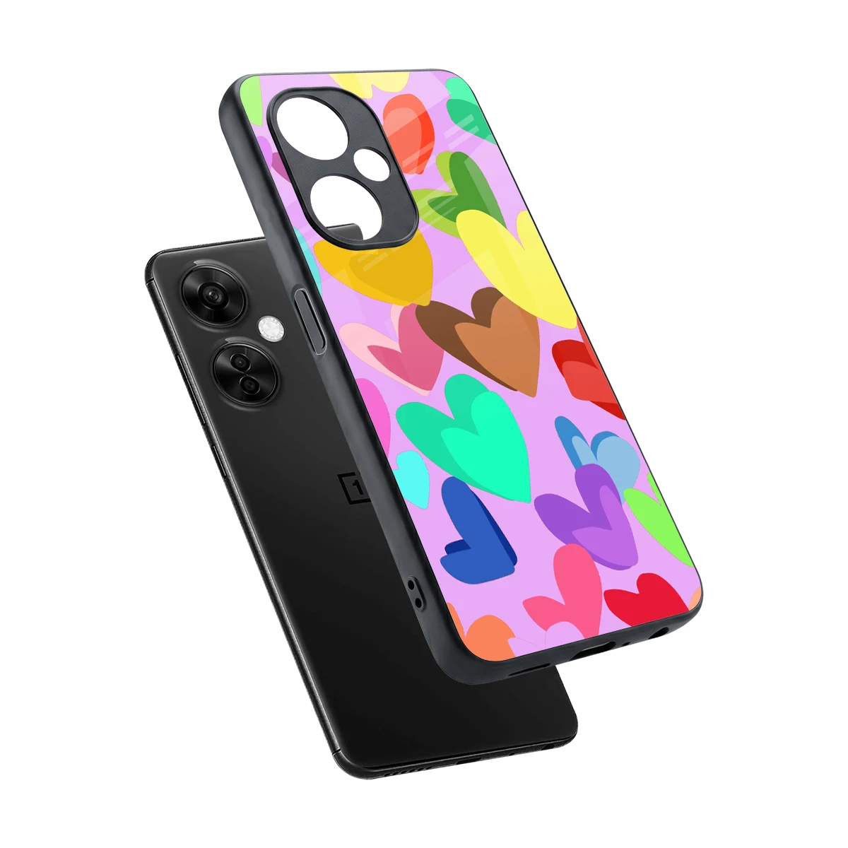 Love Spectrum sleek oneplus nord ce 3 lite cover with tempered glass back and TPU edges