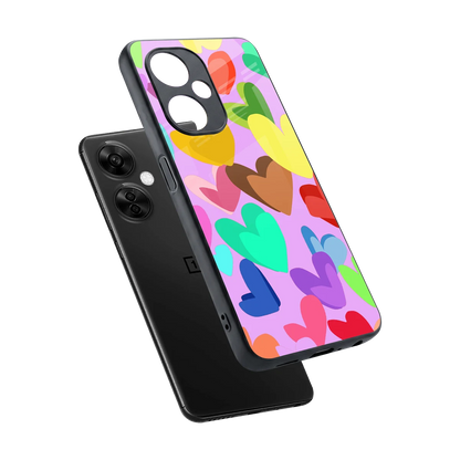 Love Spectrum sleek oneplus nord ce 3 lite cover with tempered glass back and TPU edges