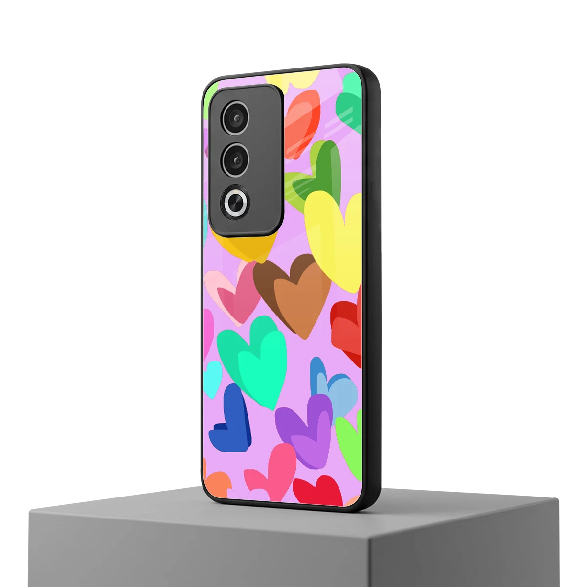 Love Spectrum oppo a3 pro mobile cover | shockproof glass phone case
