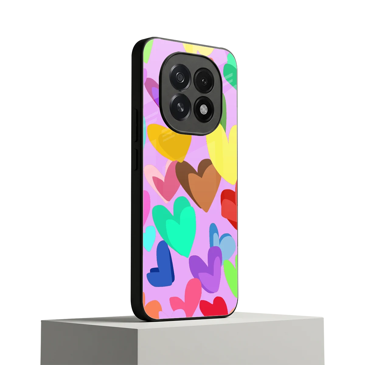 Love Spectrum oppo f29 5g mobile cover | shockproof glass phone case