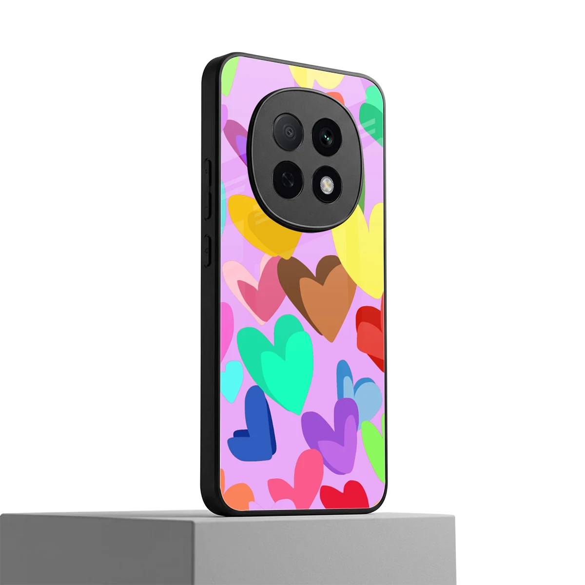 Love Spectrum oppo f29 pro 5g mobile cover | shockproof glass phone case