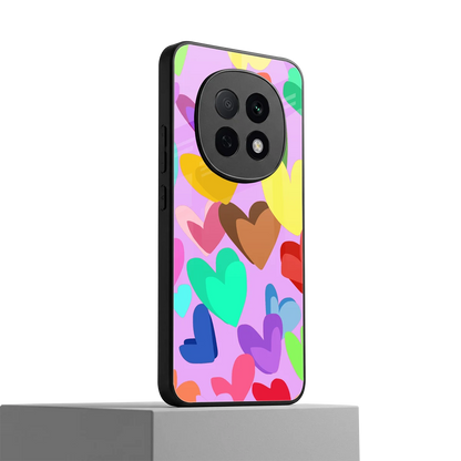 Love Spectrum oppo f29 pro 5g mobile cover | shockproof glass phone case