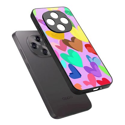 Love Spectrum sleek oppo f31 pro 5g cover with tempered glass back and TPU edges