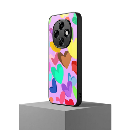Love Spectrum oppo f31 pro 5g mobile cover | shockproof glass phone case