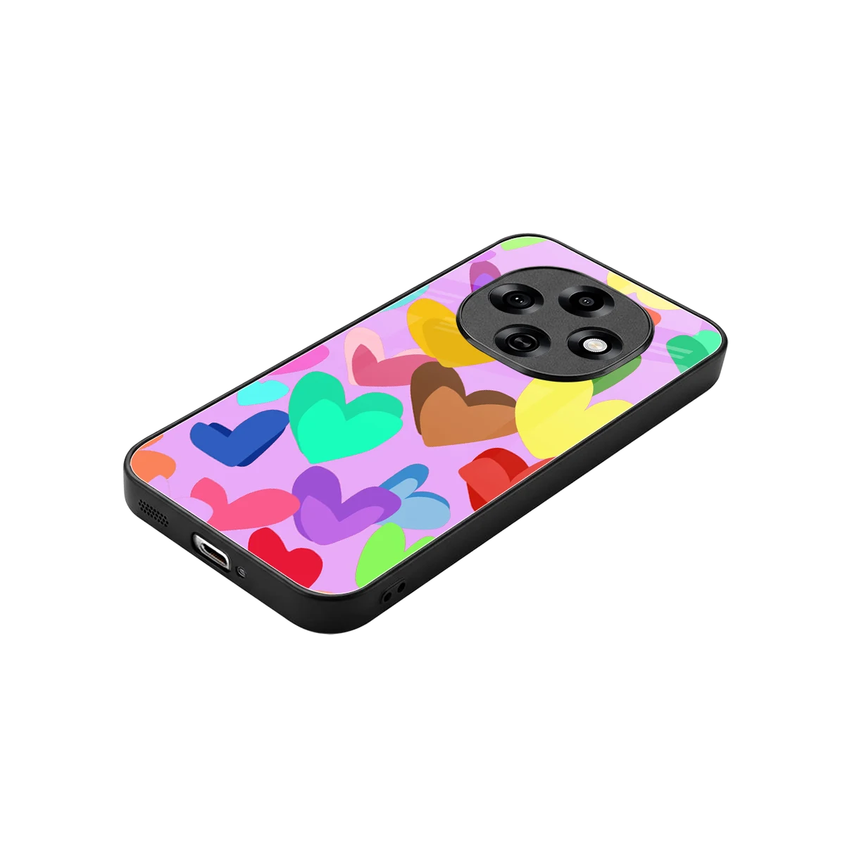 Love Spectrum stylish phone case for oppo f31 pro 5g | glossy glass and slim fit