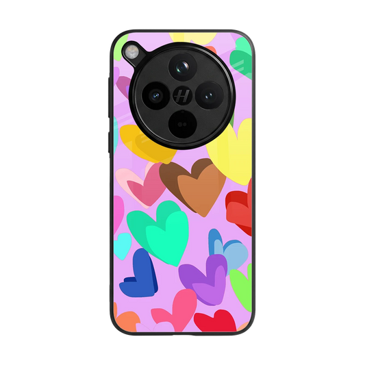 Love Spectrum back phone cover | glass case for oppo find x8
