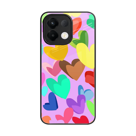 Love Spectrum back phone cover | glass case for oppo k13 5g