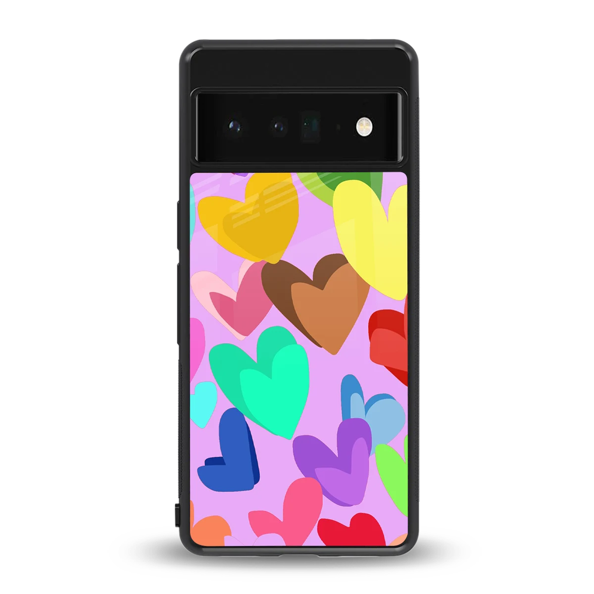 Love Spectrum back phone cover | glass case for google pixel 6 pro