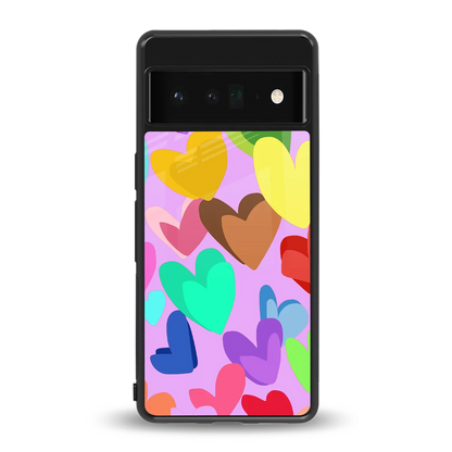 Love Spectrum back phone cover | glass case for google pixel 6 pro