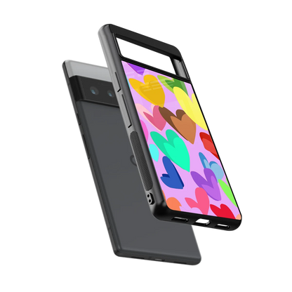 Love Spectrum sleek google pixel 6 pro cover with tempered glass back and TPU edges