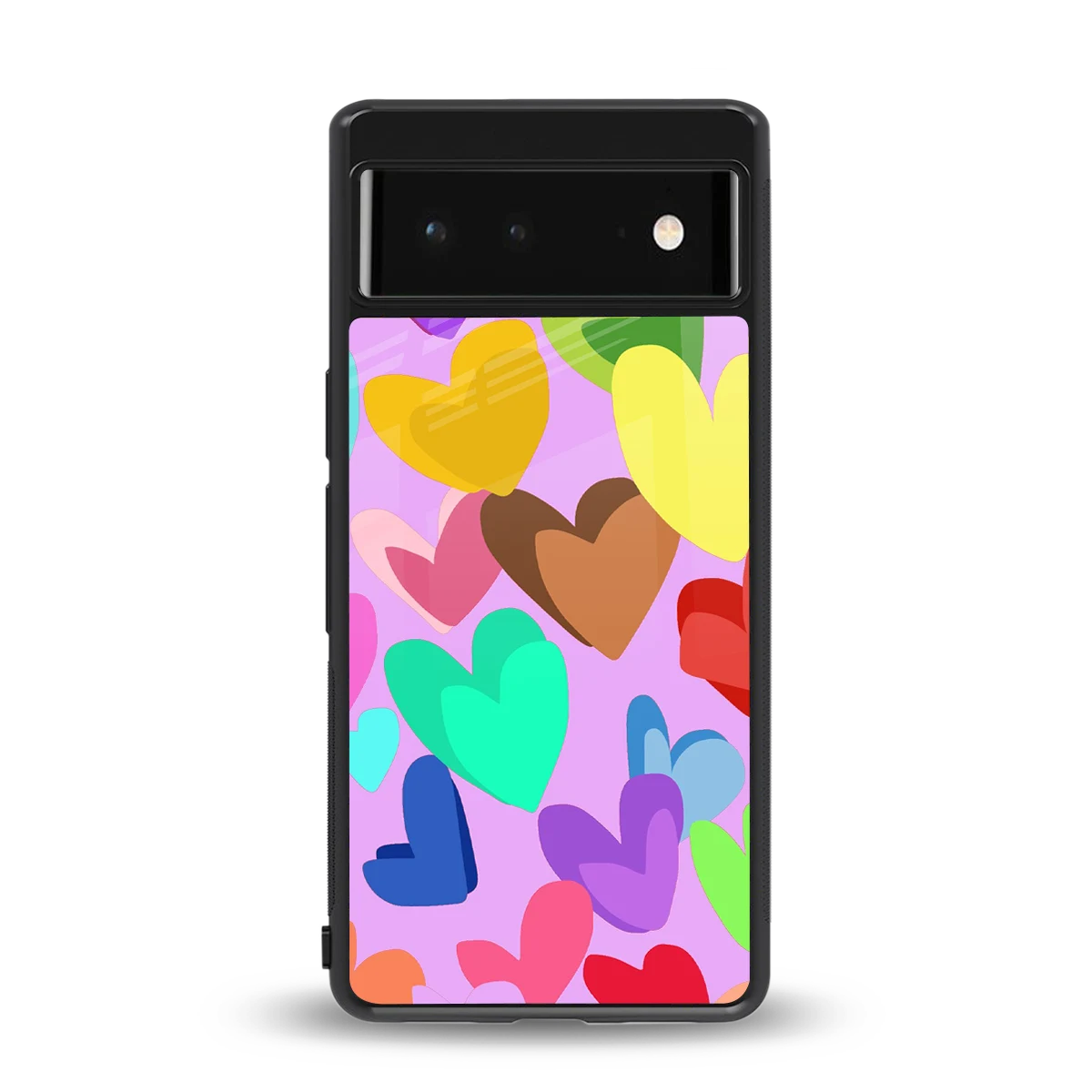 Love Spectrum back phone cover | glass case for google pixel 6a