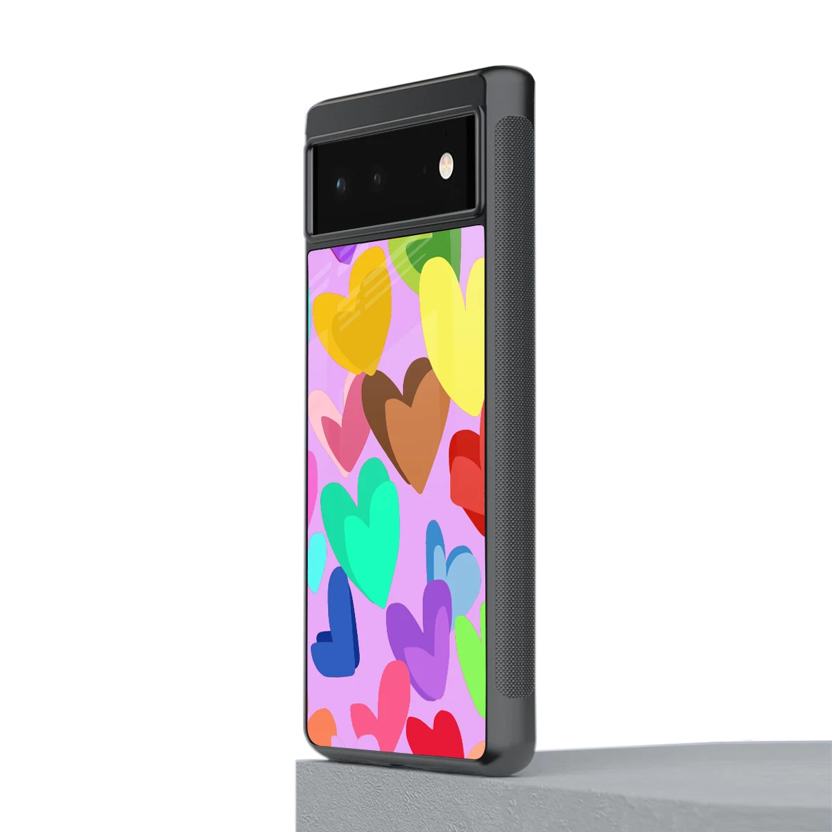 Love Spectrum stylish phone case for google pixel 6 | glossy glass and slim fit