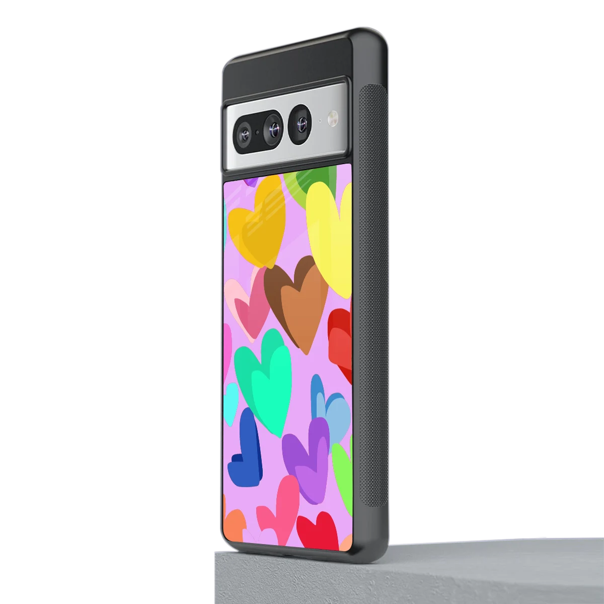Love Spectrum stylish phone case for google pixel 7 pro | glossy glass and slim fit